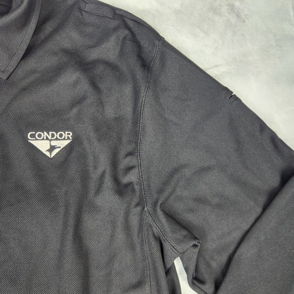 Condor Tactical Shirt Men's XXL Black Long Sleeve Combat Ripstop Outdoor Casual - Picture 3 of 11